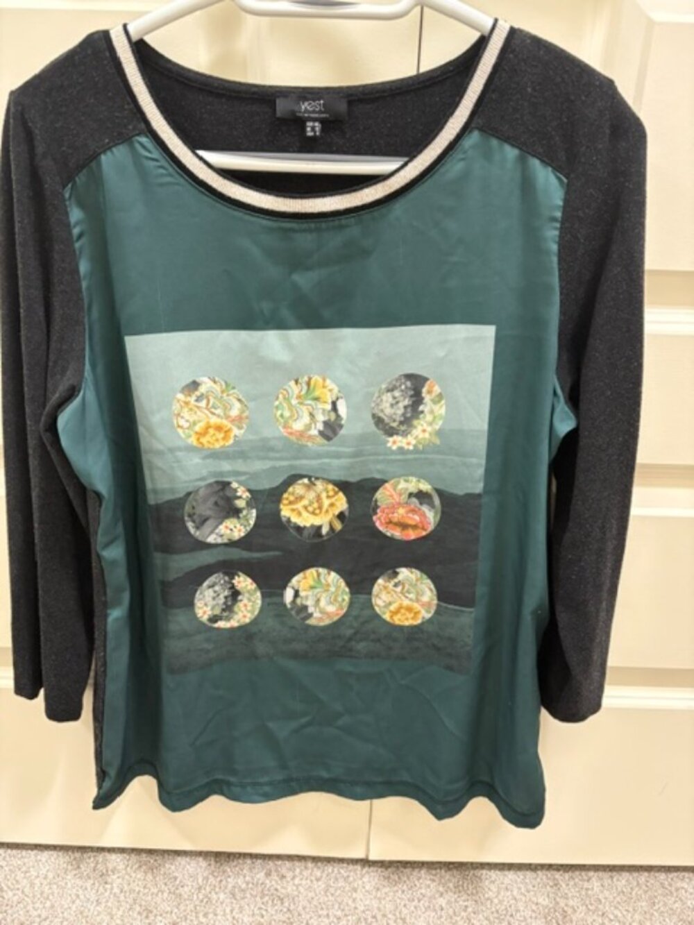 Green Artistic Floral shirt